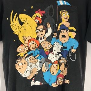 Early 2000s Season two Family Guy T-SHIRT